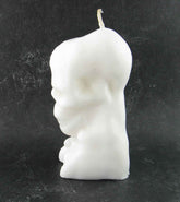 White Skull and Crossbones Candle, 5 Inches Tall | woot & hammy